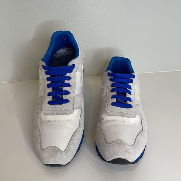 OPP France Lace Up Suede Sneakers in White Size 10 - Picture 3 of 7